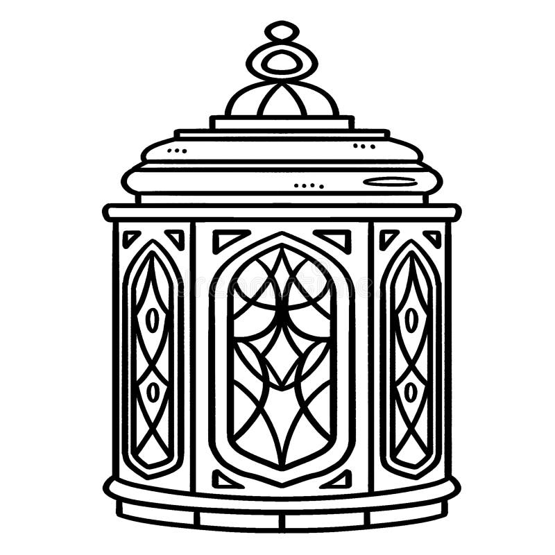 Ramadan coloring stock illustrations â ramadan coloring stock illustrations vectors clipart