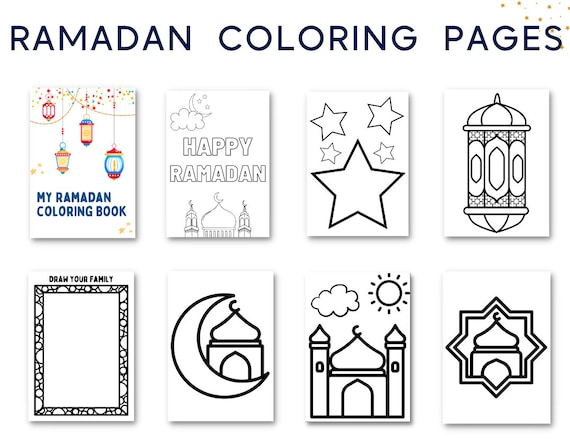 Ramadan coloring pages download now