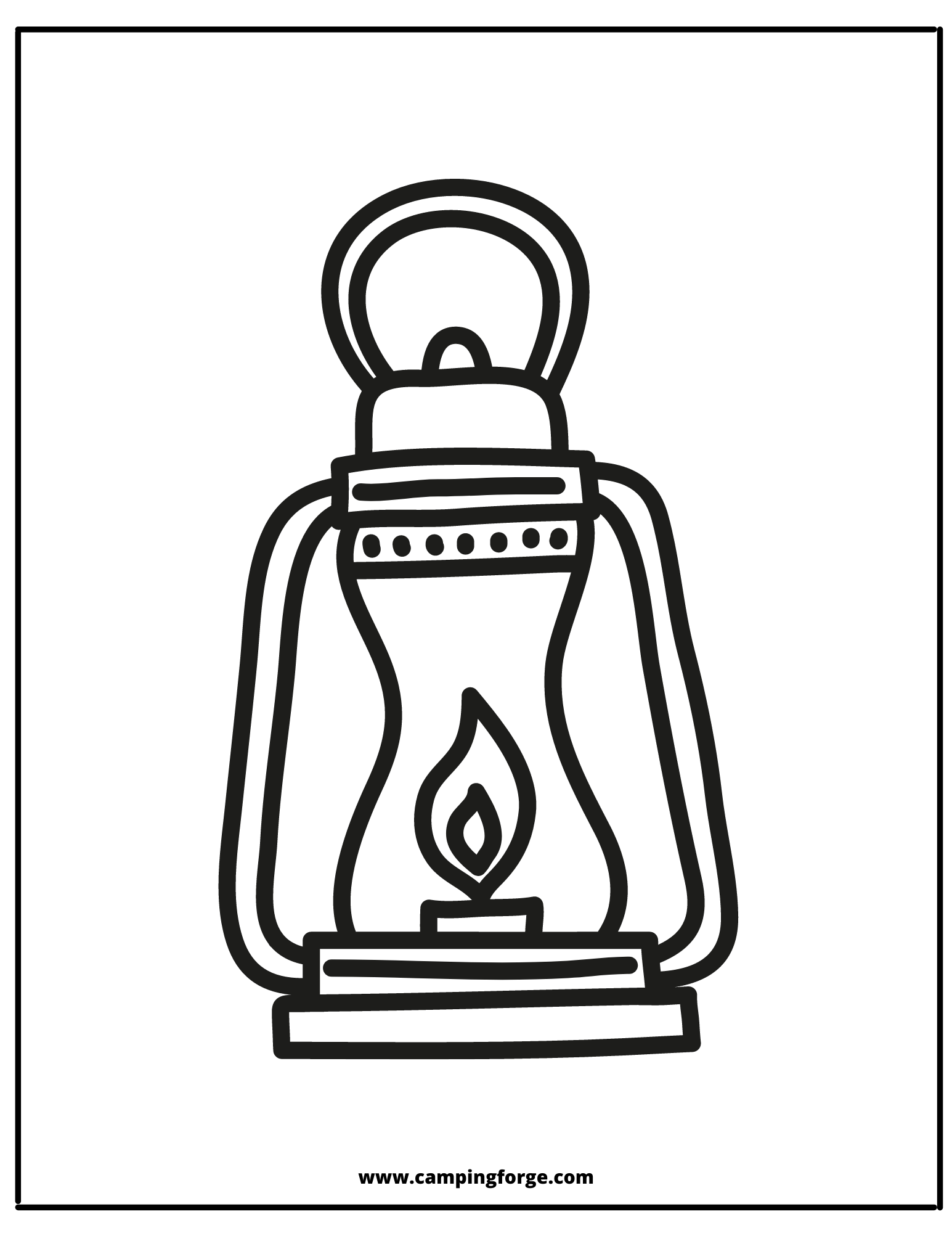 Free camping coloring pages camping tips from camping forge