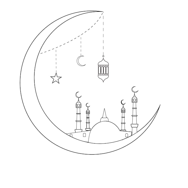 Premium vector islamic decoration lanterns concept ramadan kareem theme candle vector illustration isolated on white background