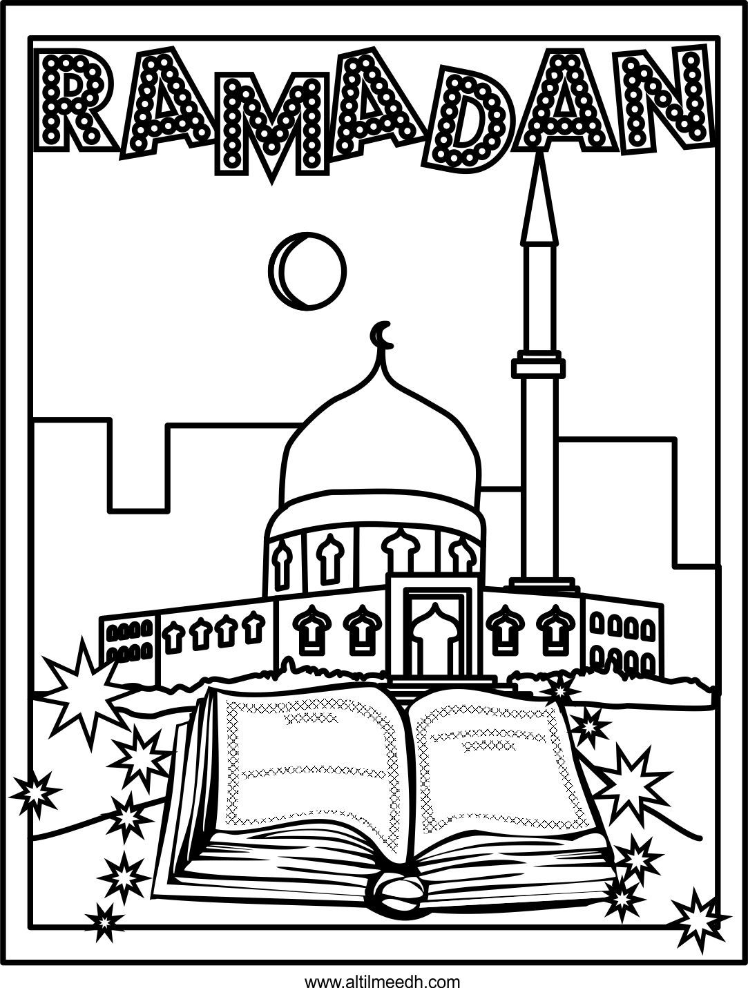 Ramadan coloring page coloring pages ramadan ramadan activities