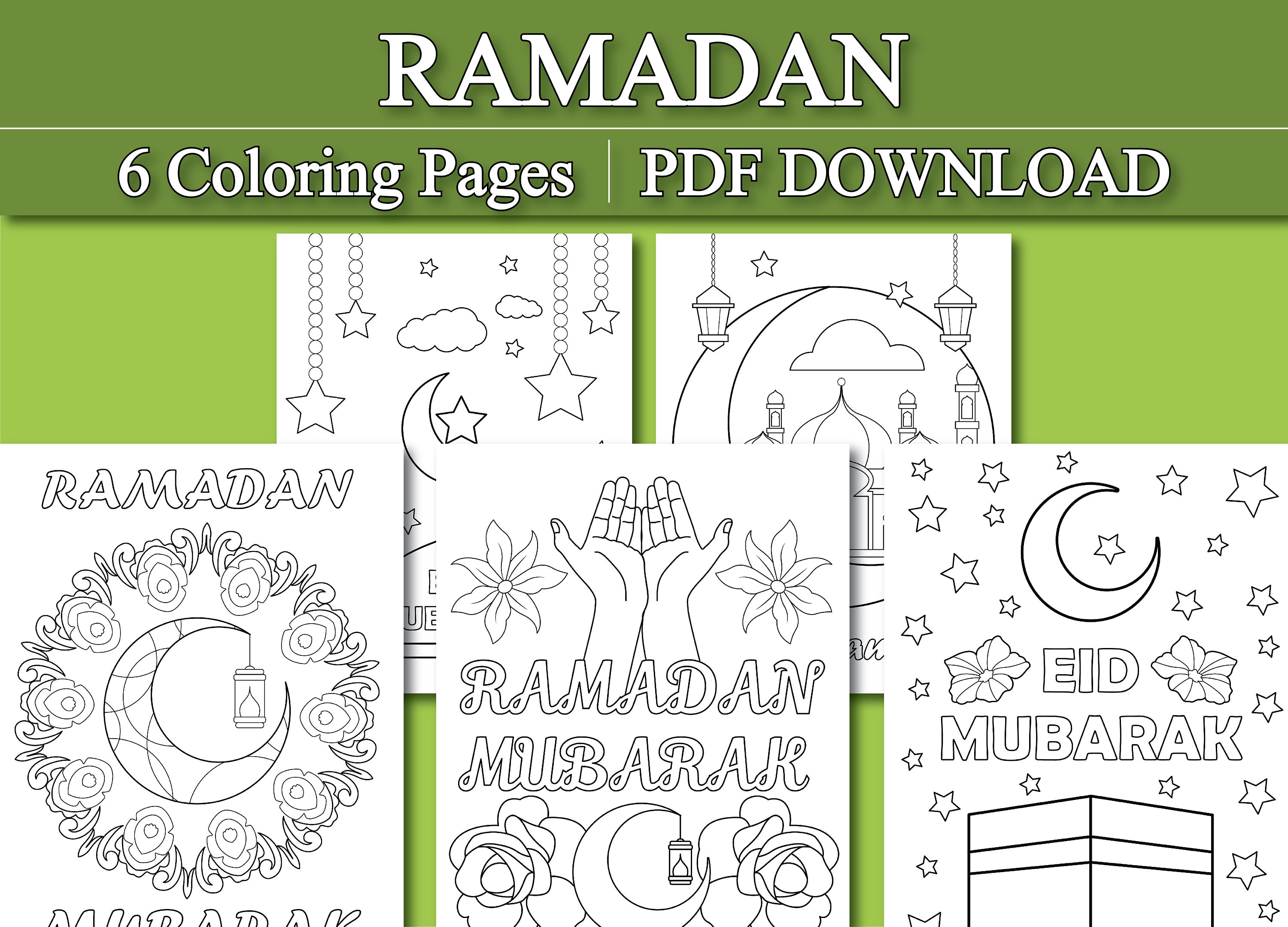 Ramadan coloring pages ramadan mubarak printable coloring pages printable pdf download