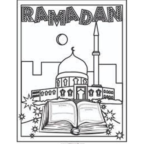 Wele ramadan coloring book