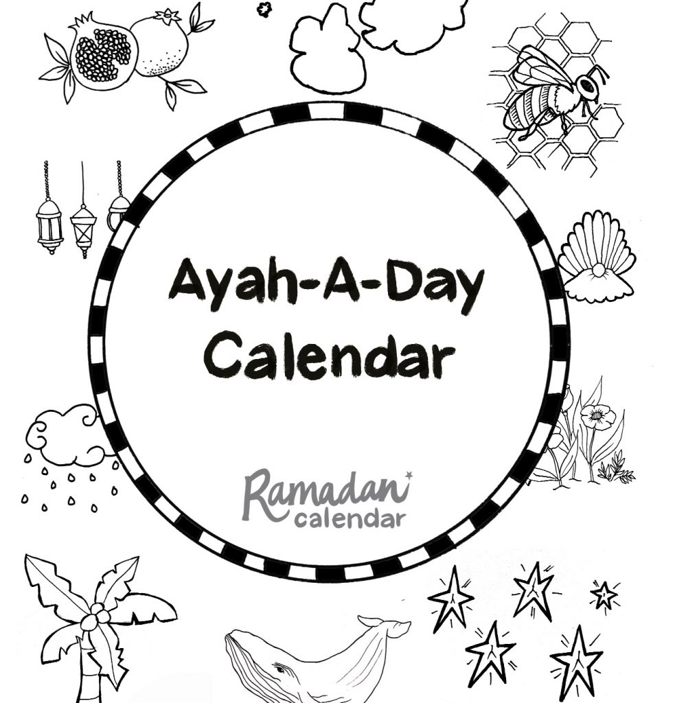 Ayah a day lendar and colouring book â ramadan lendar