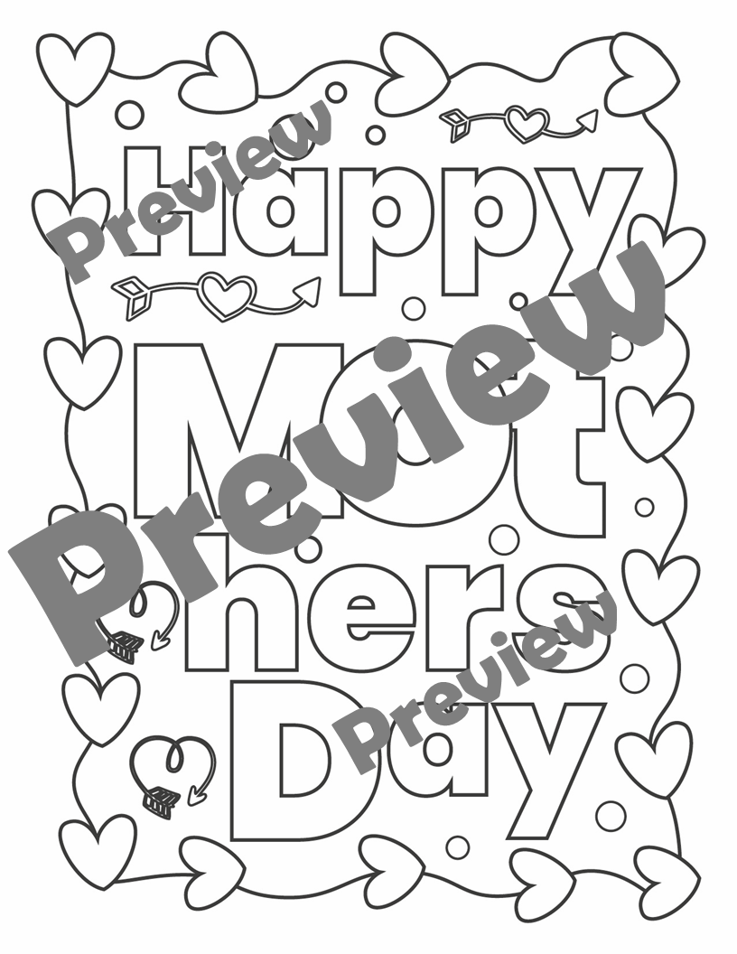 Mothers day coloring pages sweet inspiring illustrations to color for kids made by teachers