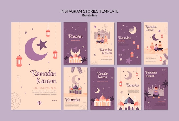 Page editable ramadan desk calendar mockup