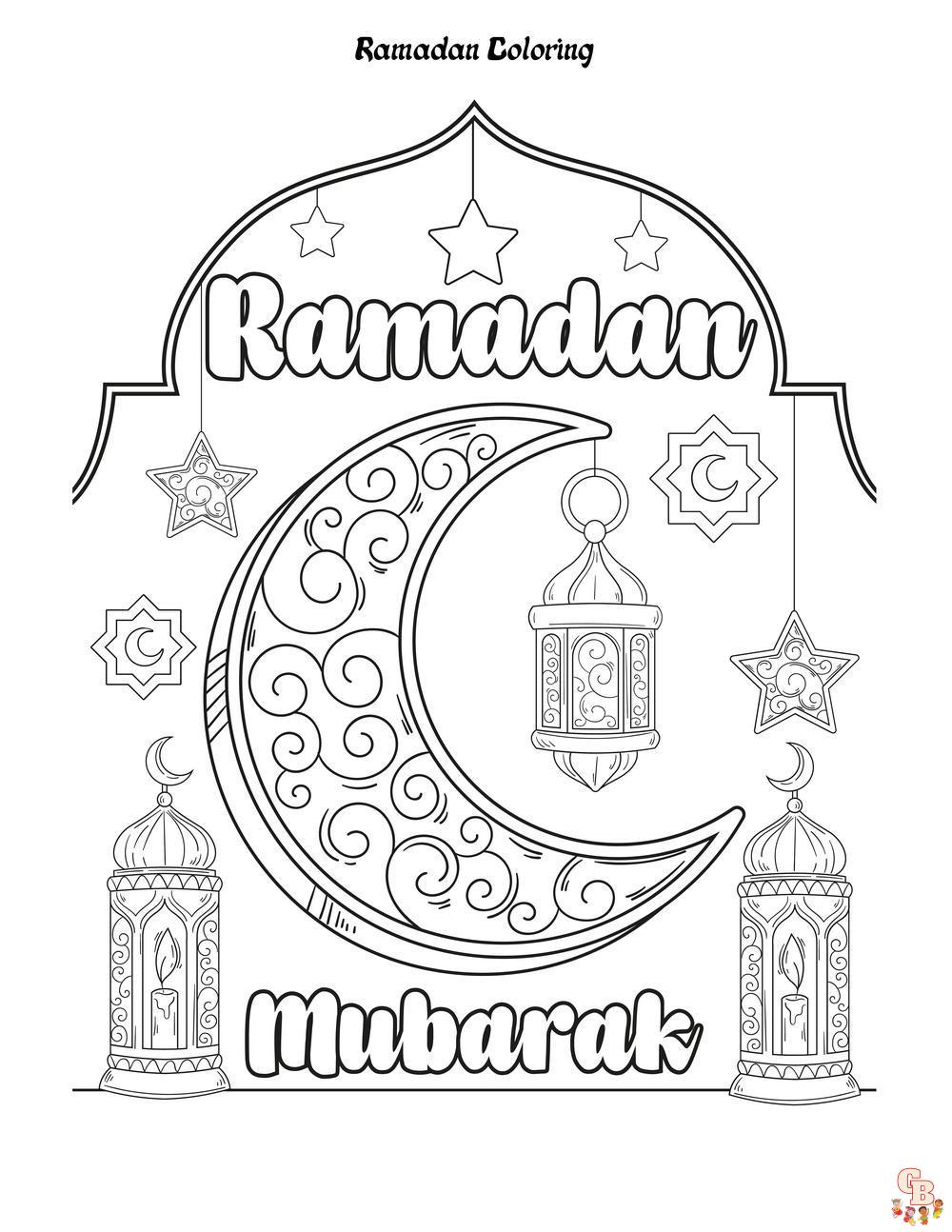 Ramadan coloring pages