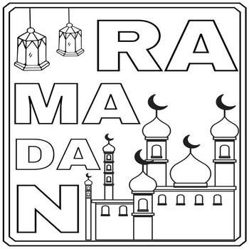 Ramadan coloring pages ramadan mubarak coloring sheets ramadan activities