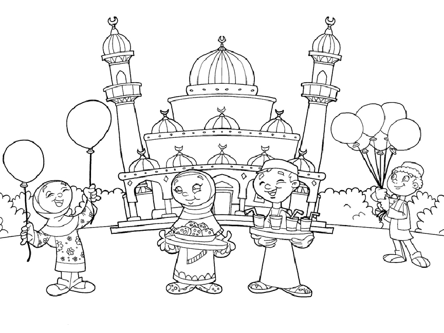 Ramadan coloring pages