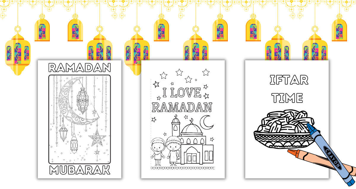 Ramadan louring pages free printables for kids