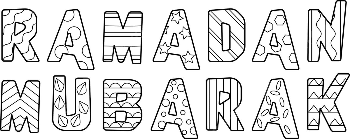 Ramadan mubarak isolated coloring page for kids prayer ramzan ramazan vector prayer ramzan ramazan png and vector with transparent background for free download