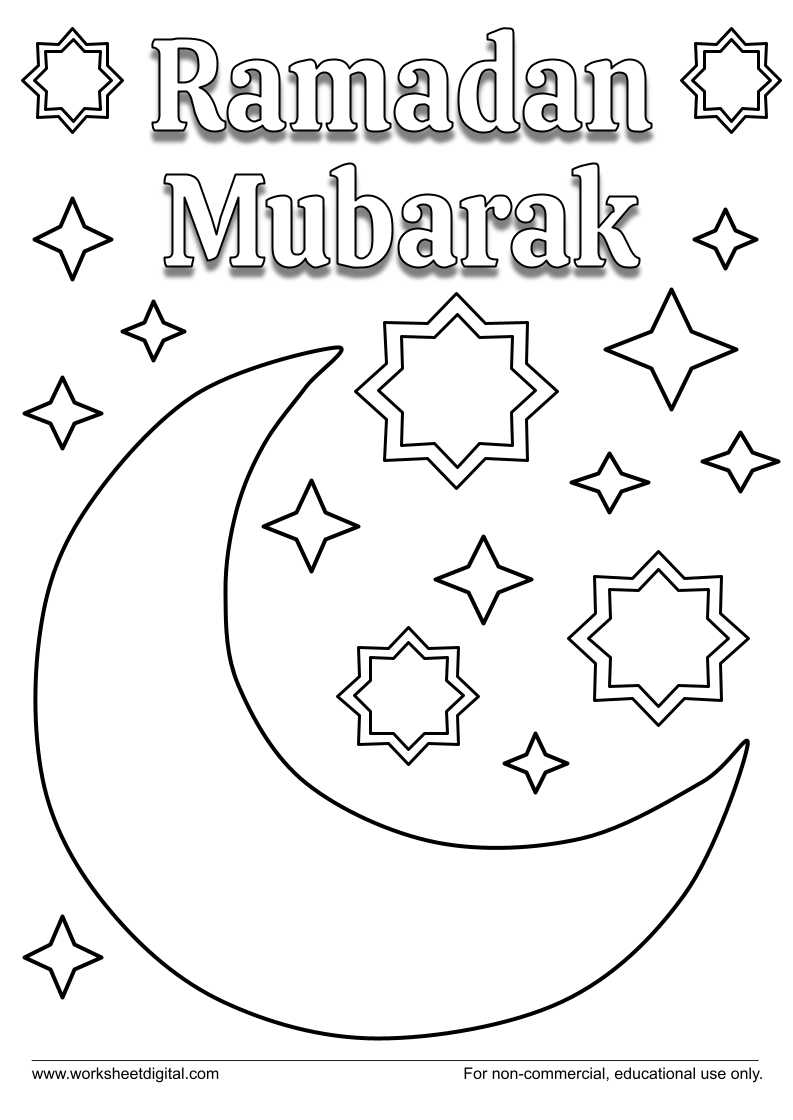 Ramadan coloring page