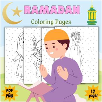 Printable ramadan coloring sheets pages