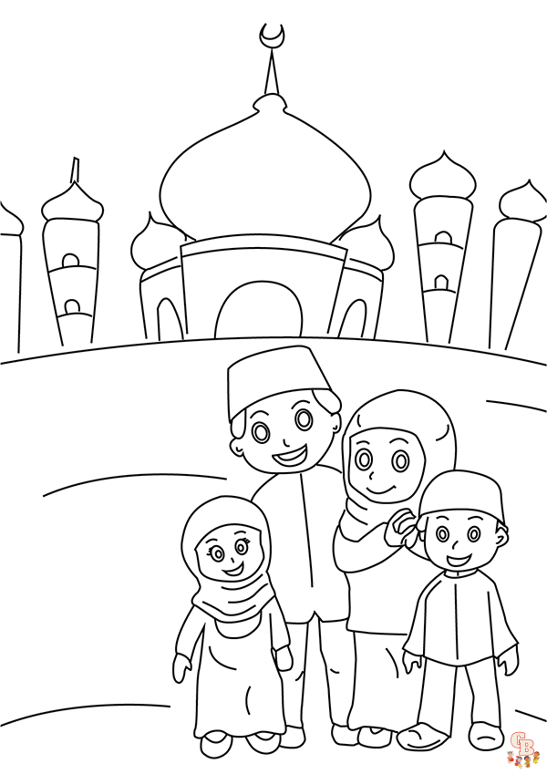 Ramadan coloring pages