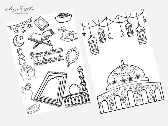 Ramadan coloring pages for kids ramadan ramadan activities for toddlers ramadan coloring print ramadan printable activites