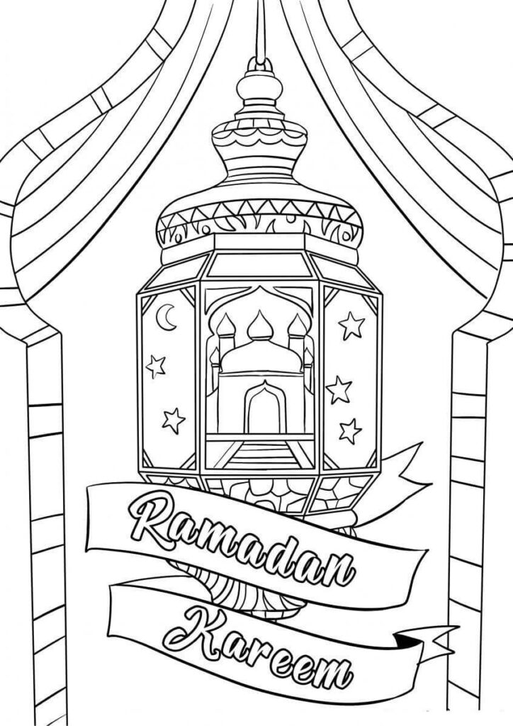 Ramadan coloring pages