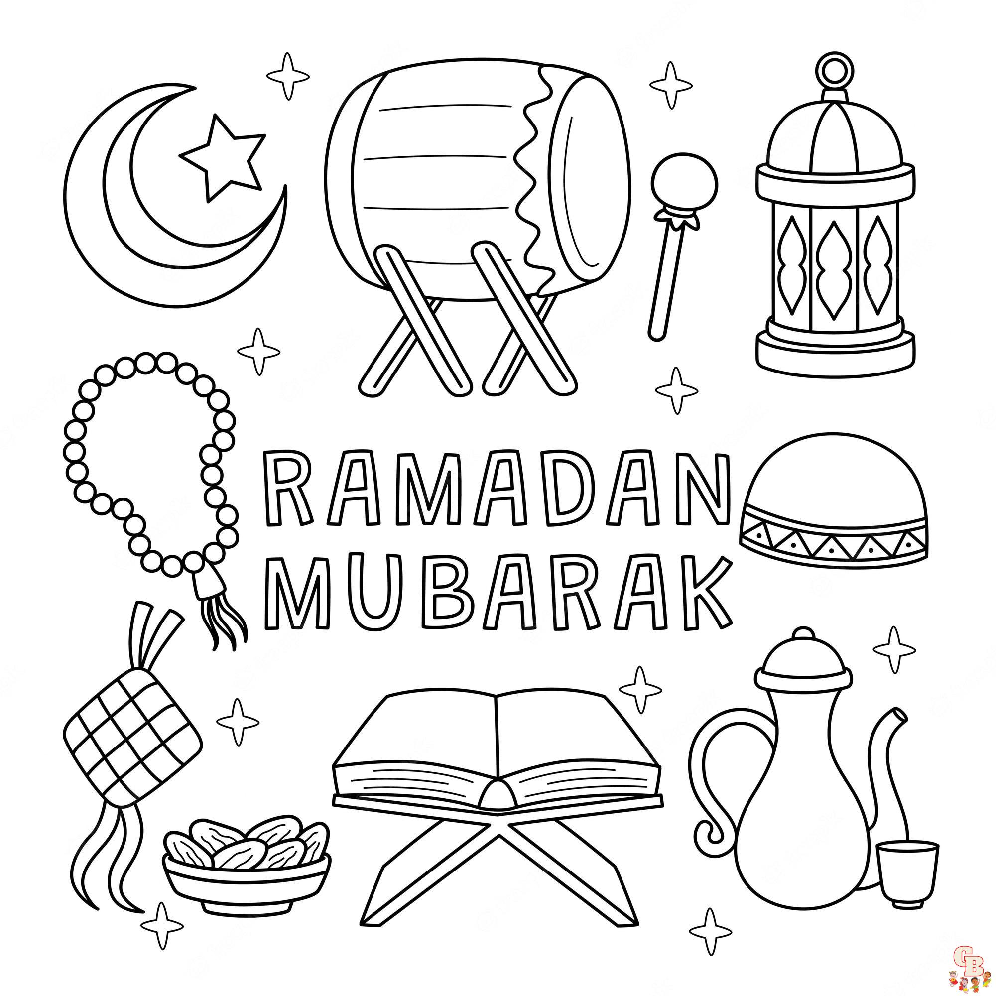 Ramadan coloring pages