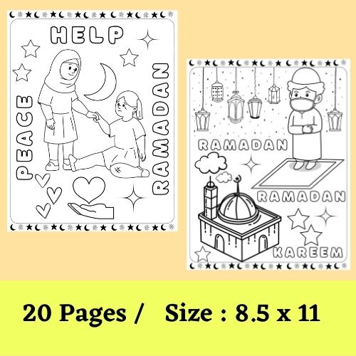 Ramadan coloring pages children ramadan gifts islamic kids crafts made by teachers