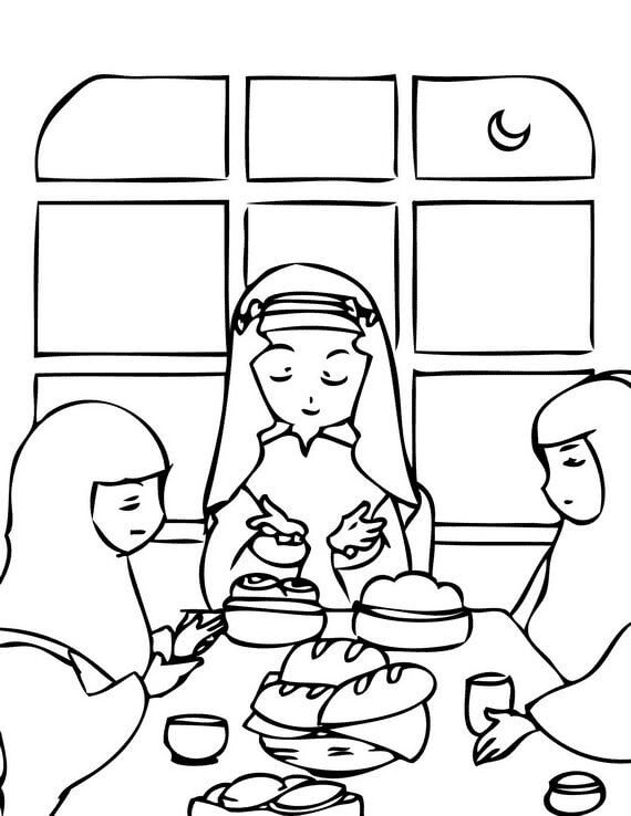 Ramadan coloring pages printable for free download