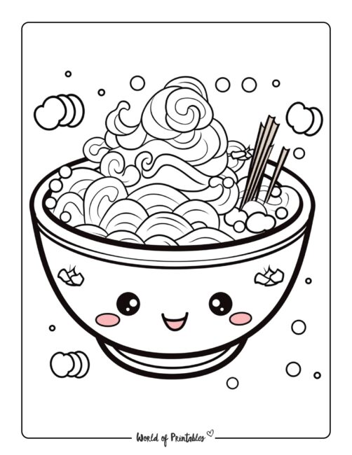 Food coloring pages
