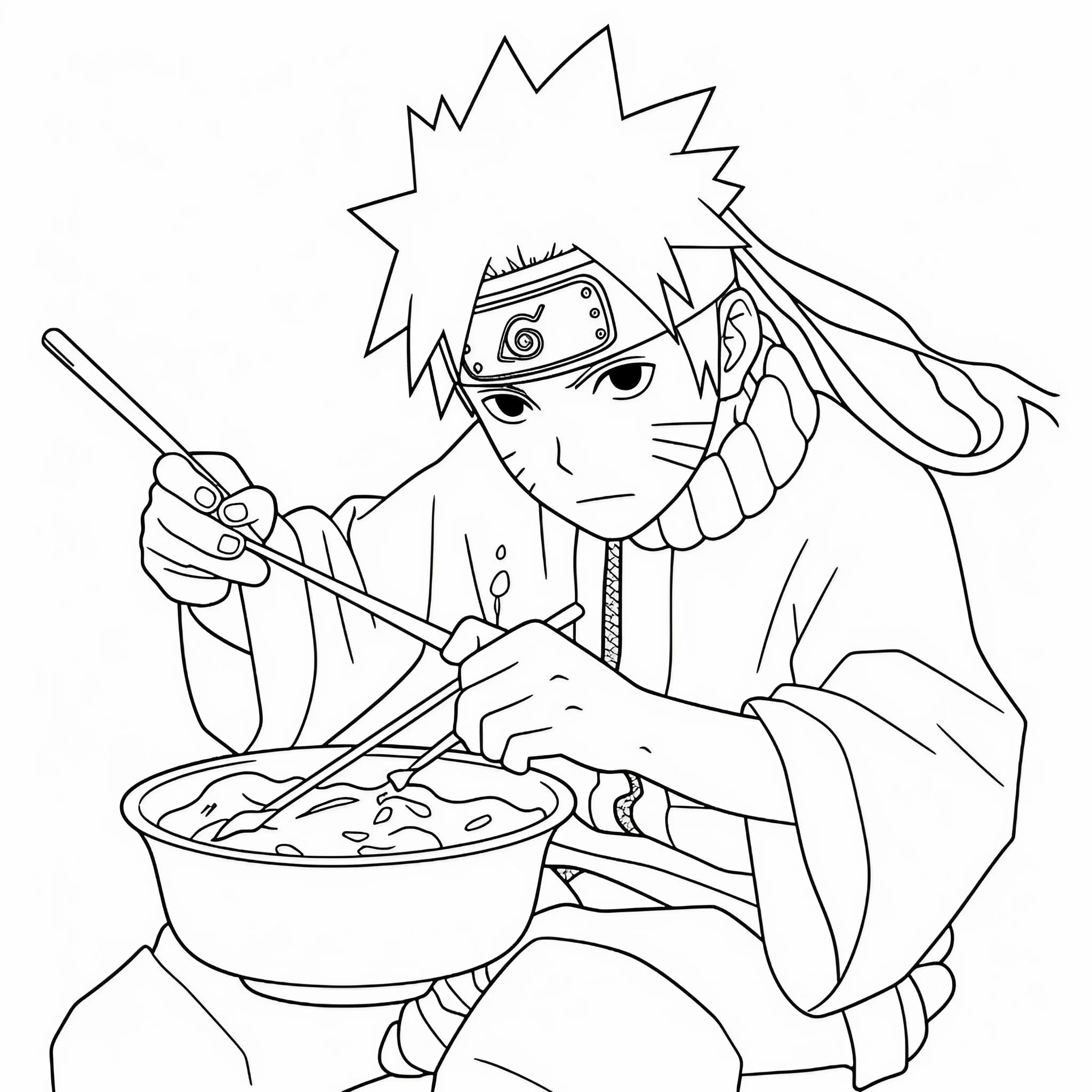 Naruto coloring pages for free and printable