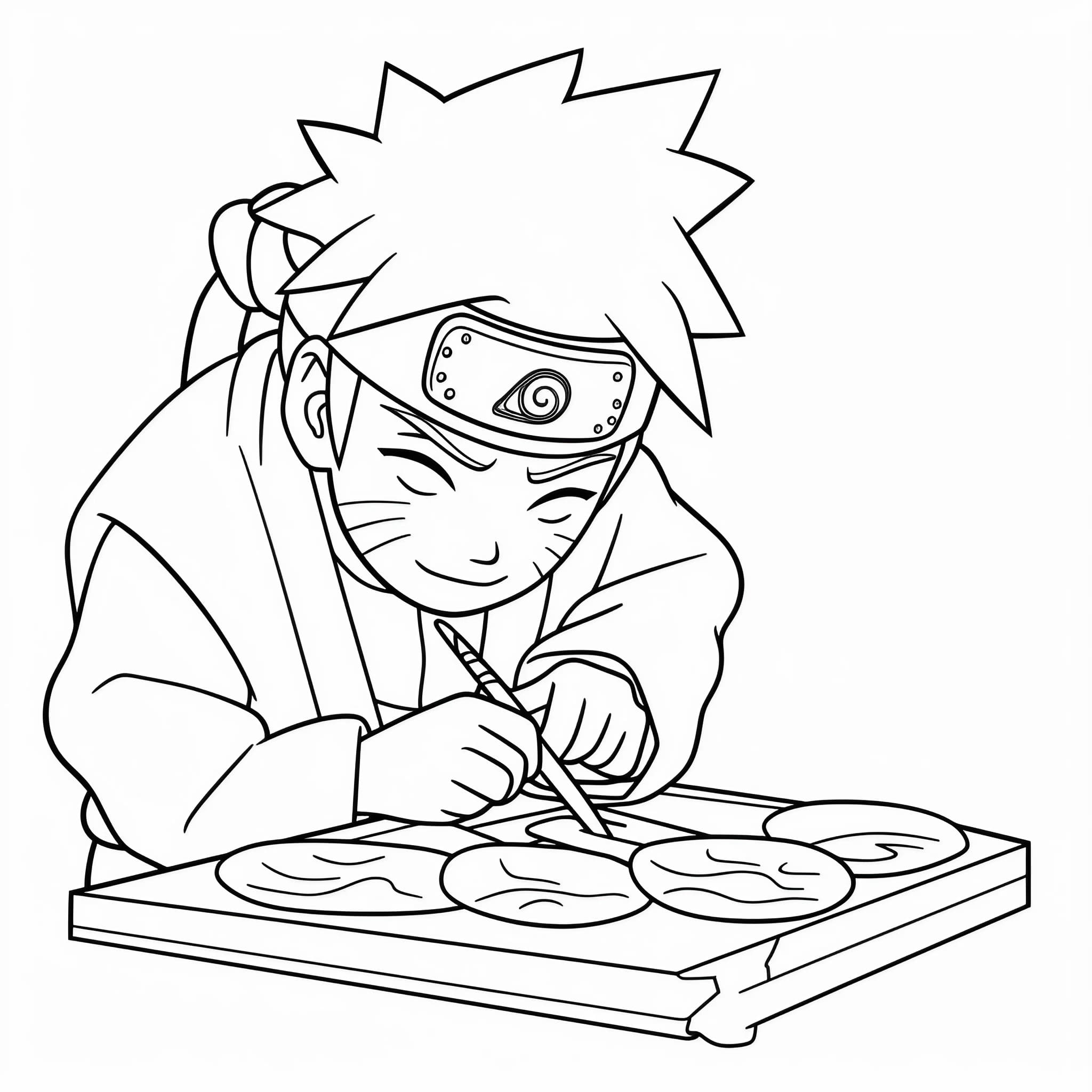 Naruto coloring pages for free and printable