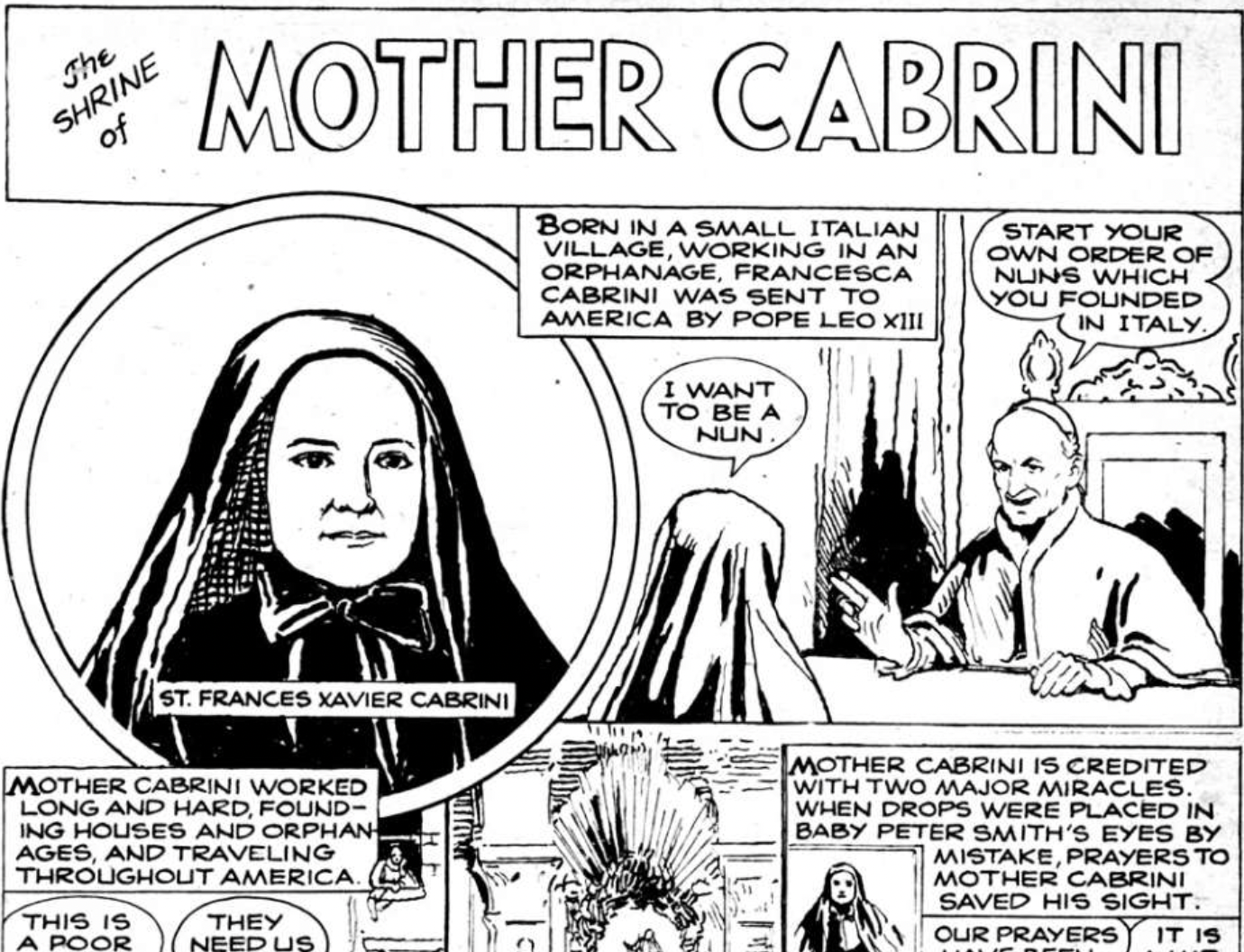 Shrine of mother cabrini infographic
