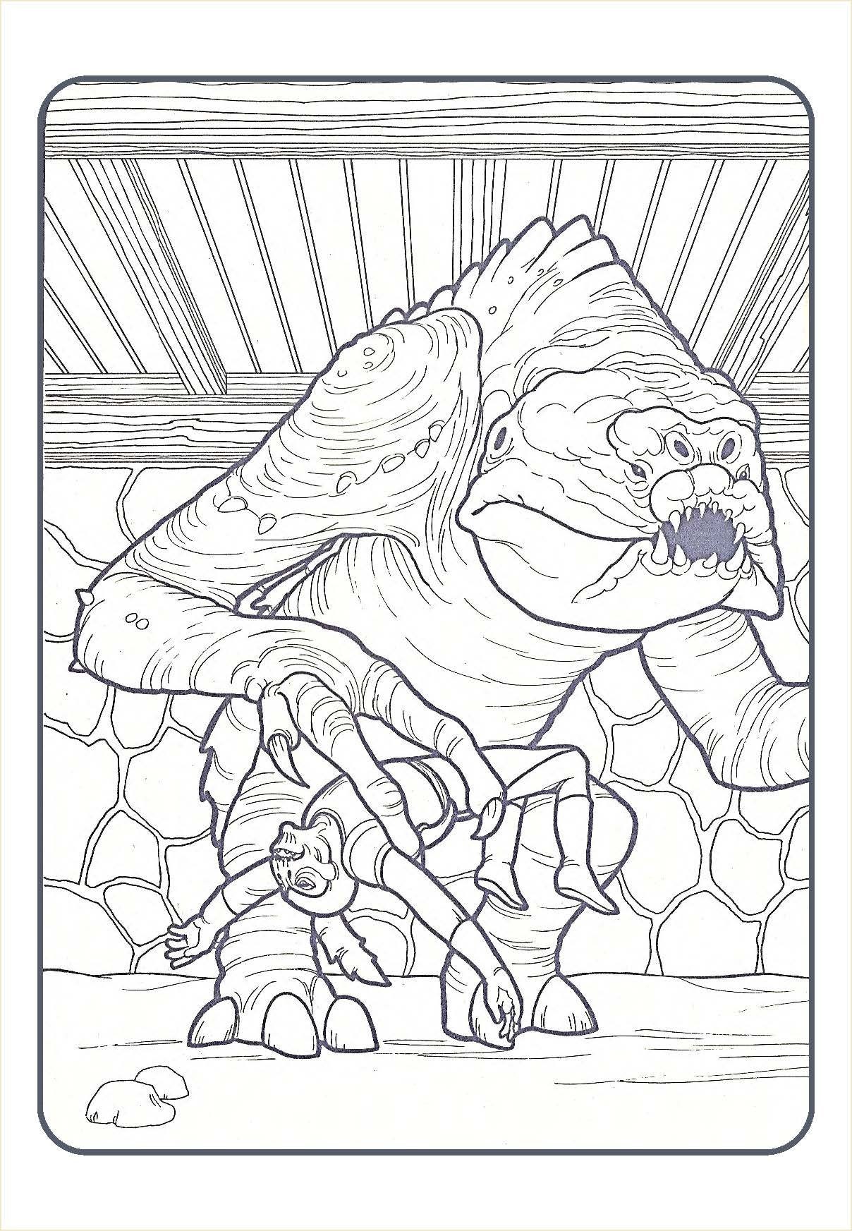 Star wars return of the jedi coloring book