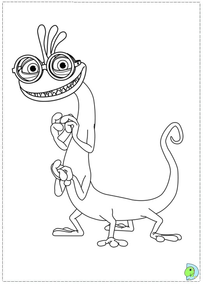 Monsters university coloring page