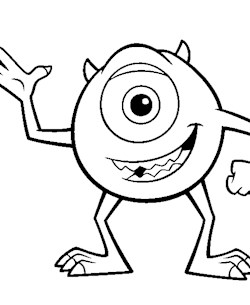 Monsters inc coloring pages all kids network