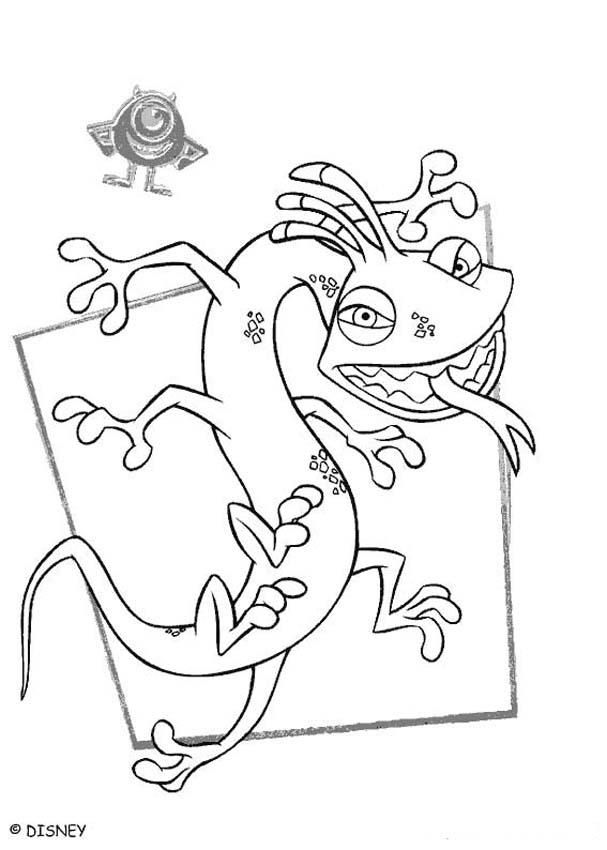Monsters inc coloring pages