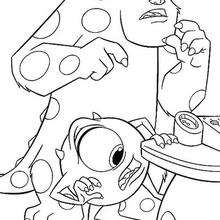 Randall coloring pages