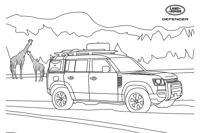 Land rover defender louring