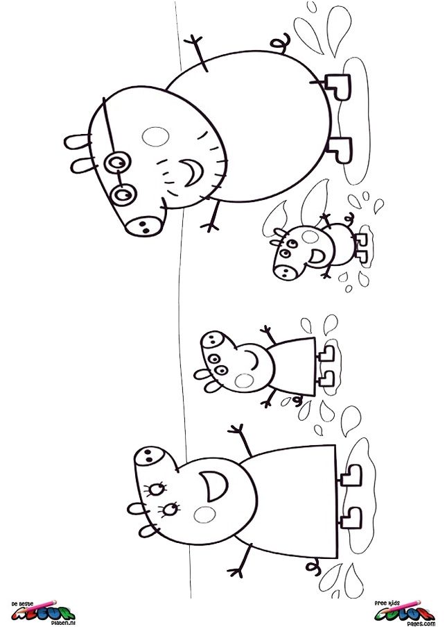 Peppa rango colouring pages kleurplaten peppa pig kleurplaten voor kinderen