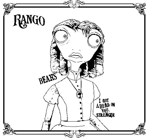 Rango coloring pages