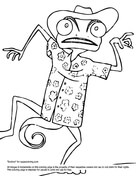 Rango coloring pages free coloring pages