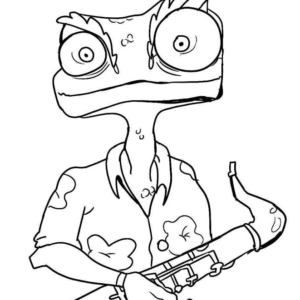 Rango coloring pages printable for free download
