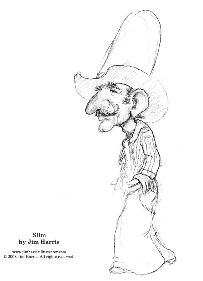 Cowboy coloring pages â slim coloring pages adult coloring pages sketches