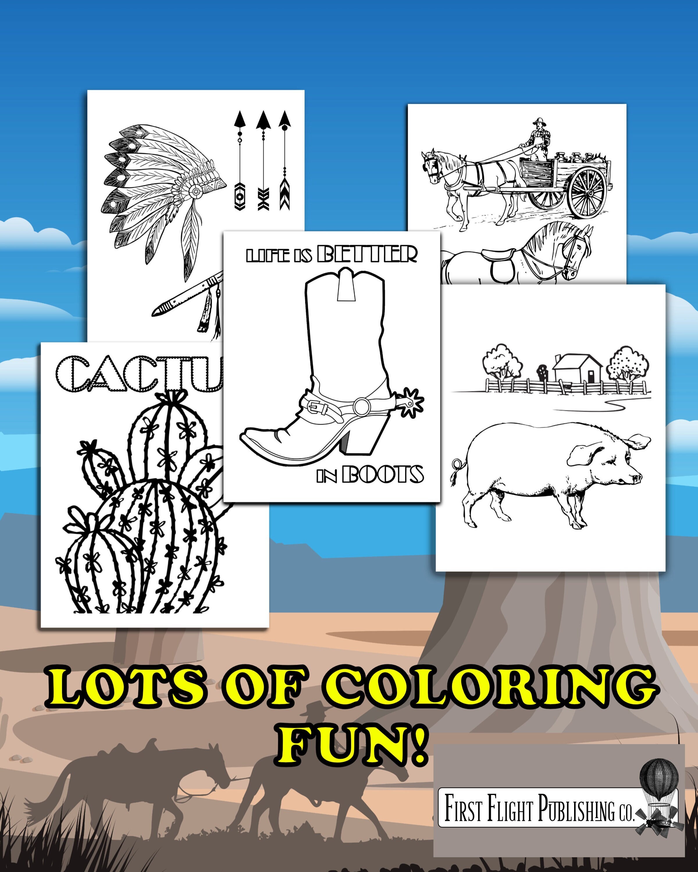 Texas coloring book
