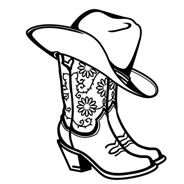 Imãgenes fotos de stock objetos en d y vectores sobre cowboy cowgirl black and white