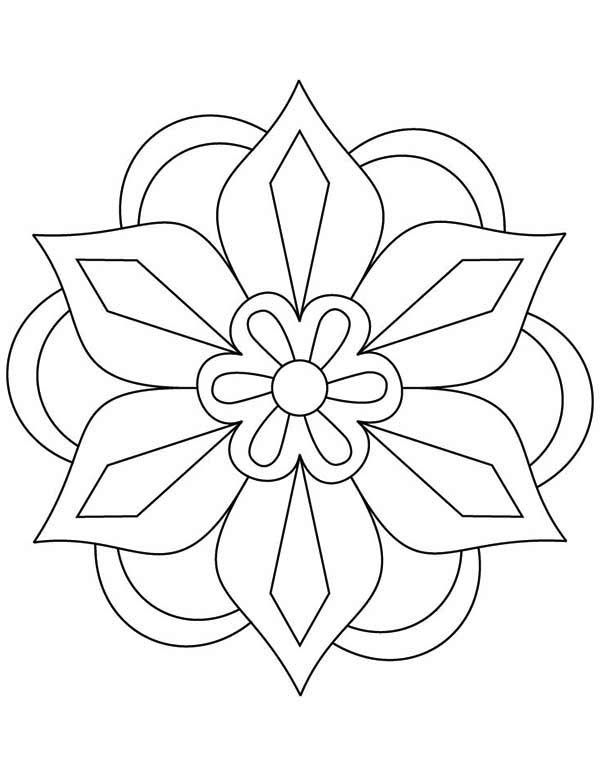 Awesome picture of rangoli coloring page pattern coloring pages mandala coloring pages rangoli patterns