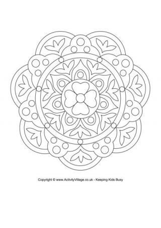 Rangoli louring pages
