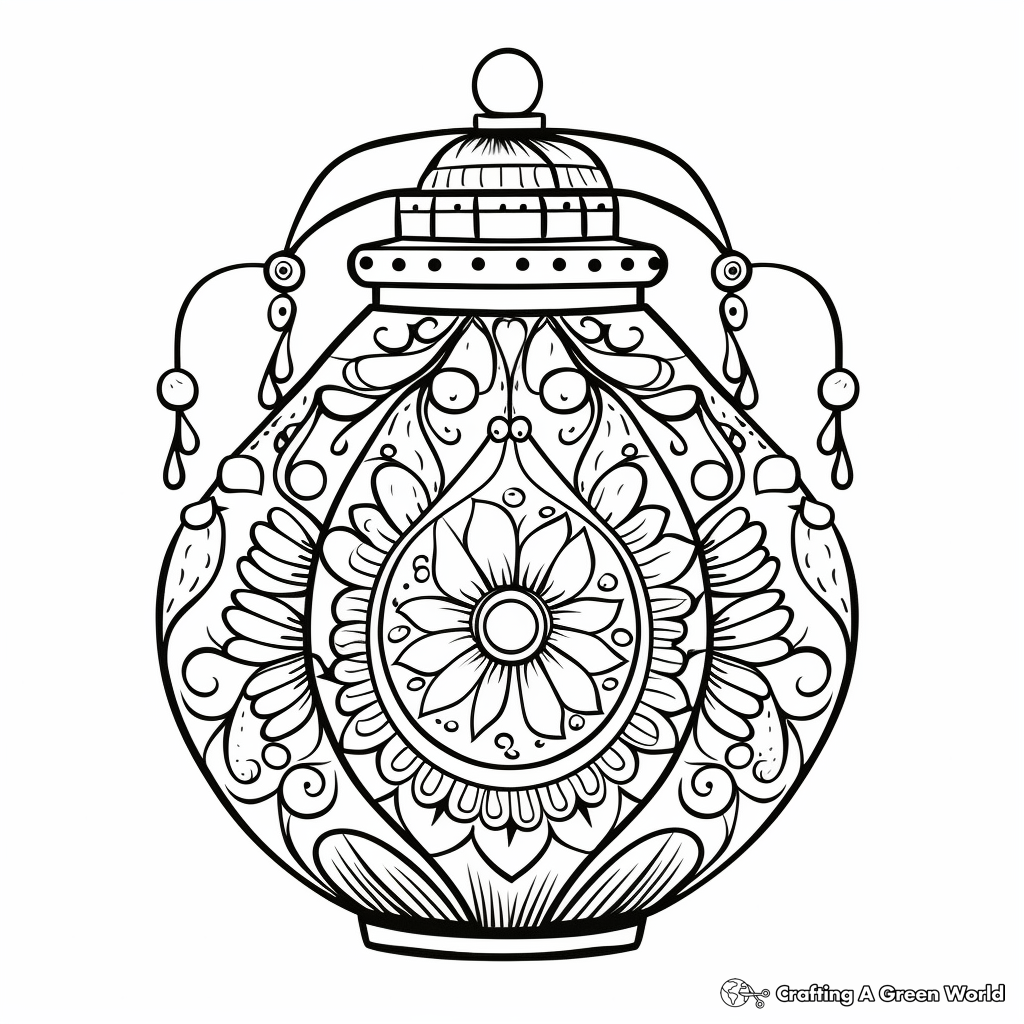 Diwali coloring pages