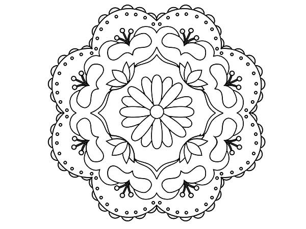 Diwali rangoli coloring pages