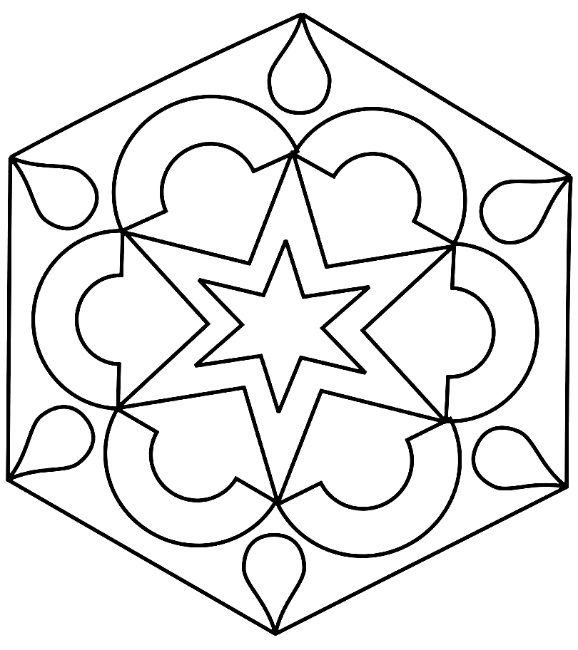 Rangoli coloring pages printable for free download