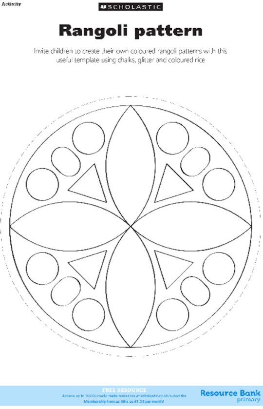 Rangoli louring page