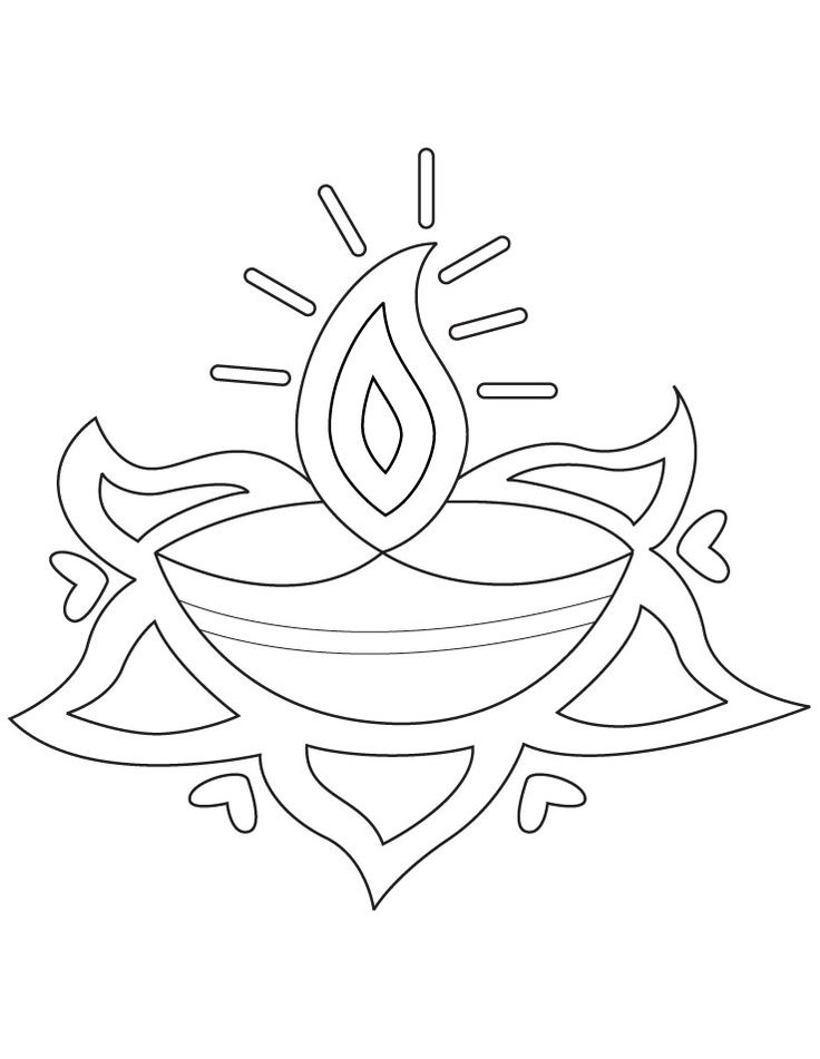 Diya rangoli colorg page download free diya rangoli colorg page for kids colorg pages colorg pages for kids letter a crafts