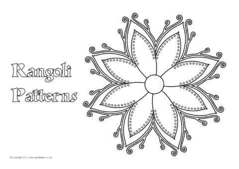 Rangoli pattern sheets sb