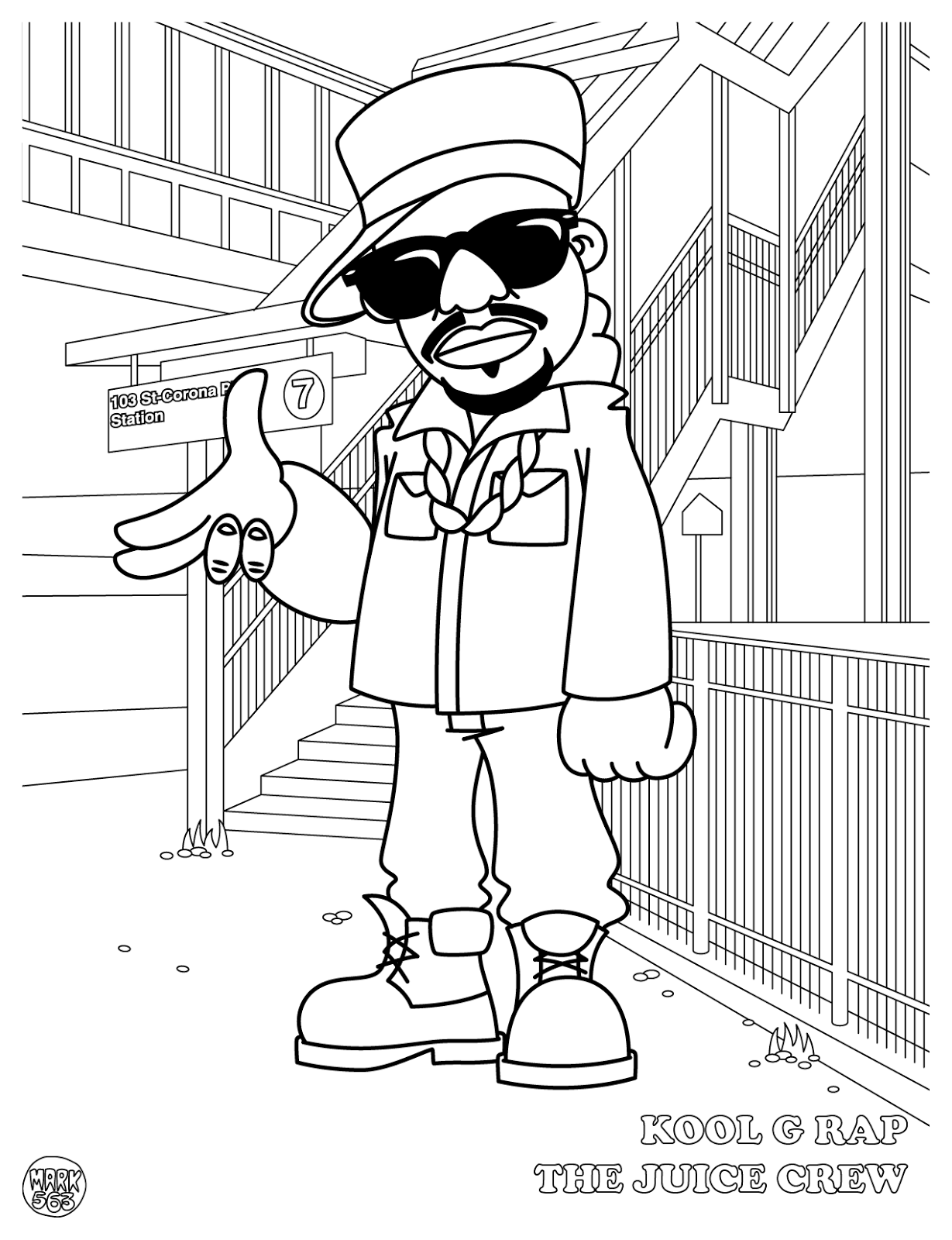 Hip hop coloring book by mark â spray paint markers art supplies