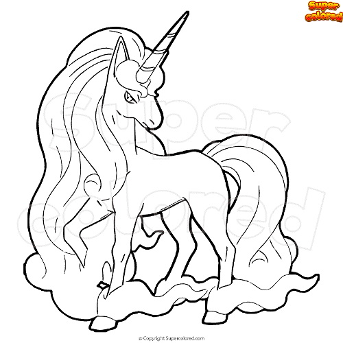 Coloring page pokemon rapidash galar